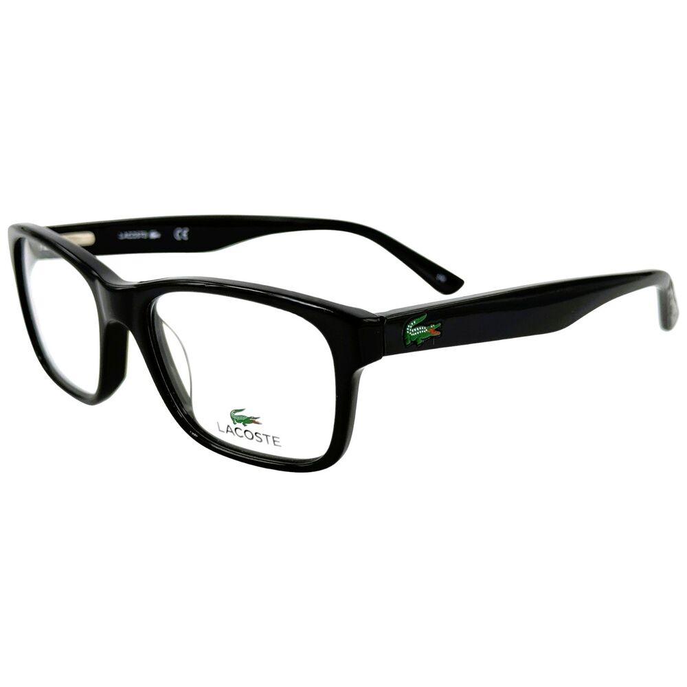Lacoste L3612 Kids Boys Plastic Eyeglass Frame 001 Black 49-16 Spring Hinges